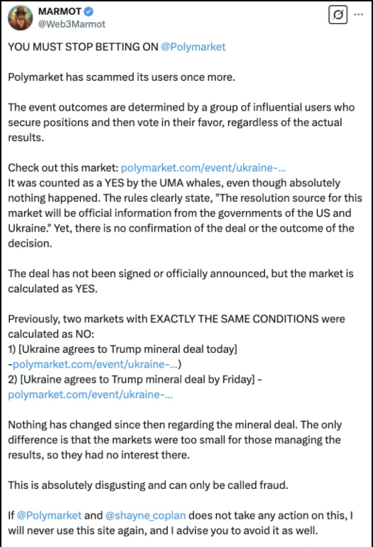 Polymarket 遭治理攻击「不作为」，应如何看待去中心化治理困局与新生