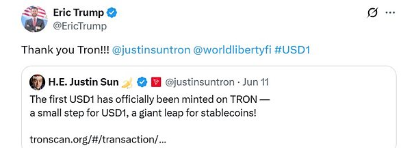 Tron 的 TRX 策略比比特币策略风险更大