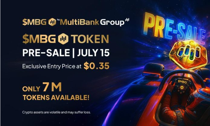 $MBG代币预售定于7月15日仅700万代币，价格为035美元